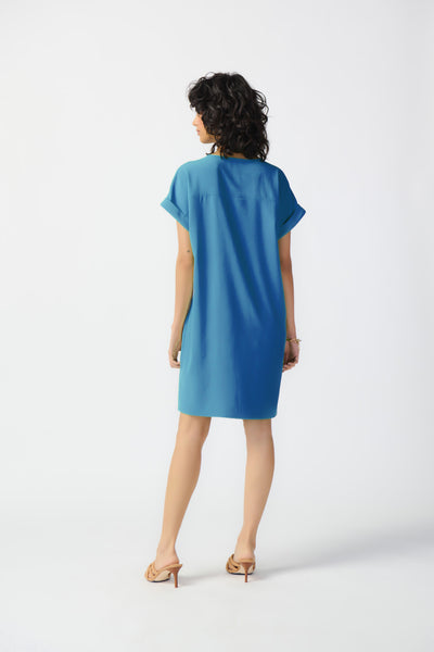 Stretch Woven Straight Dress. Style JR241129