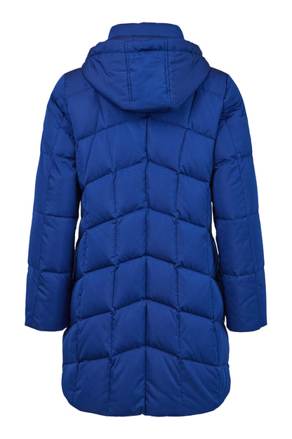 Removable Faux Fur Quilted Puffer Outerwear. Style FR937