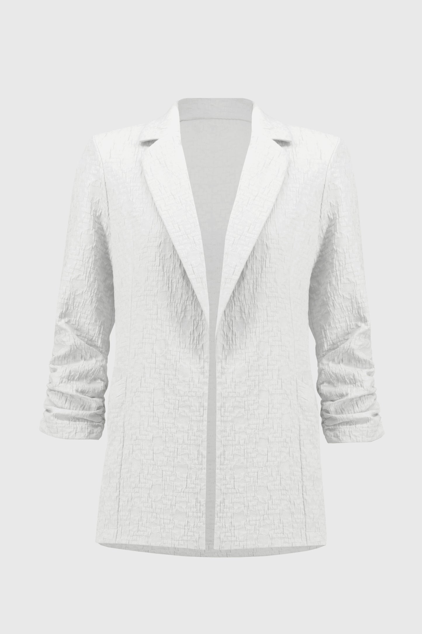 Woven Jacquard Boxy Blazer. Style JR242034S25