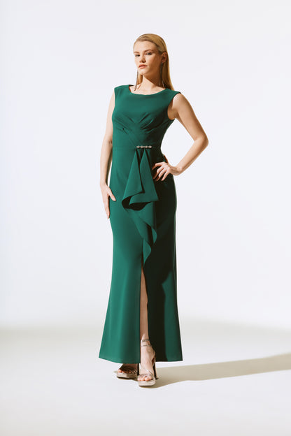 Lux Twill Trumpet Gown. Style JR243703