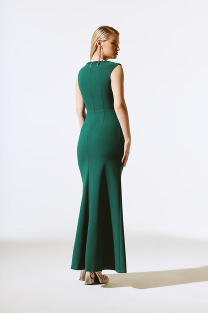 Lux Twill Trumpet Gown. Style JR243703