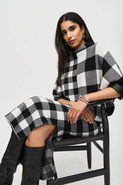 Plaid Jacquard Knit Skirt. Style JR243947