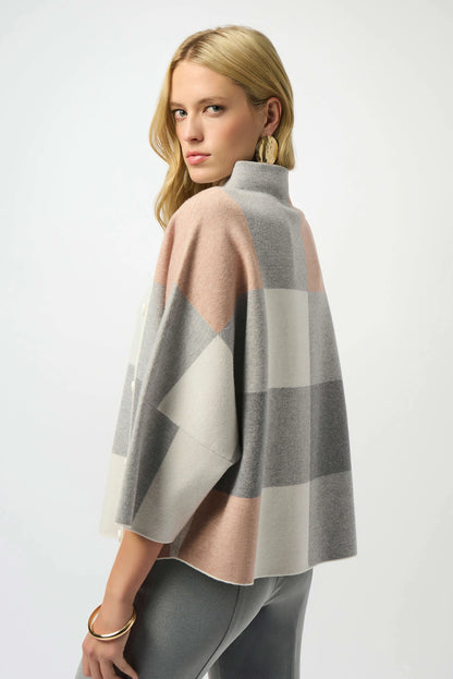 Funnel Neck Loose Silhouette Sweater. Style JR243948F25