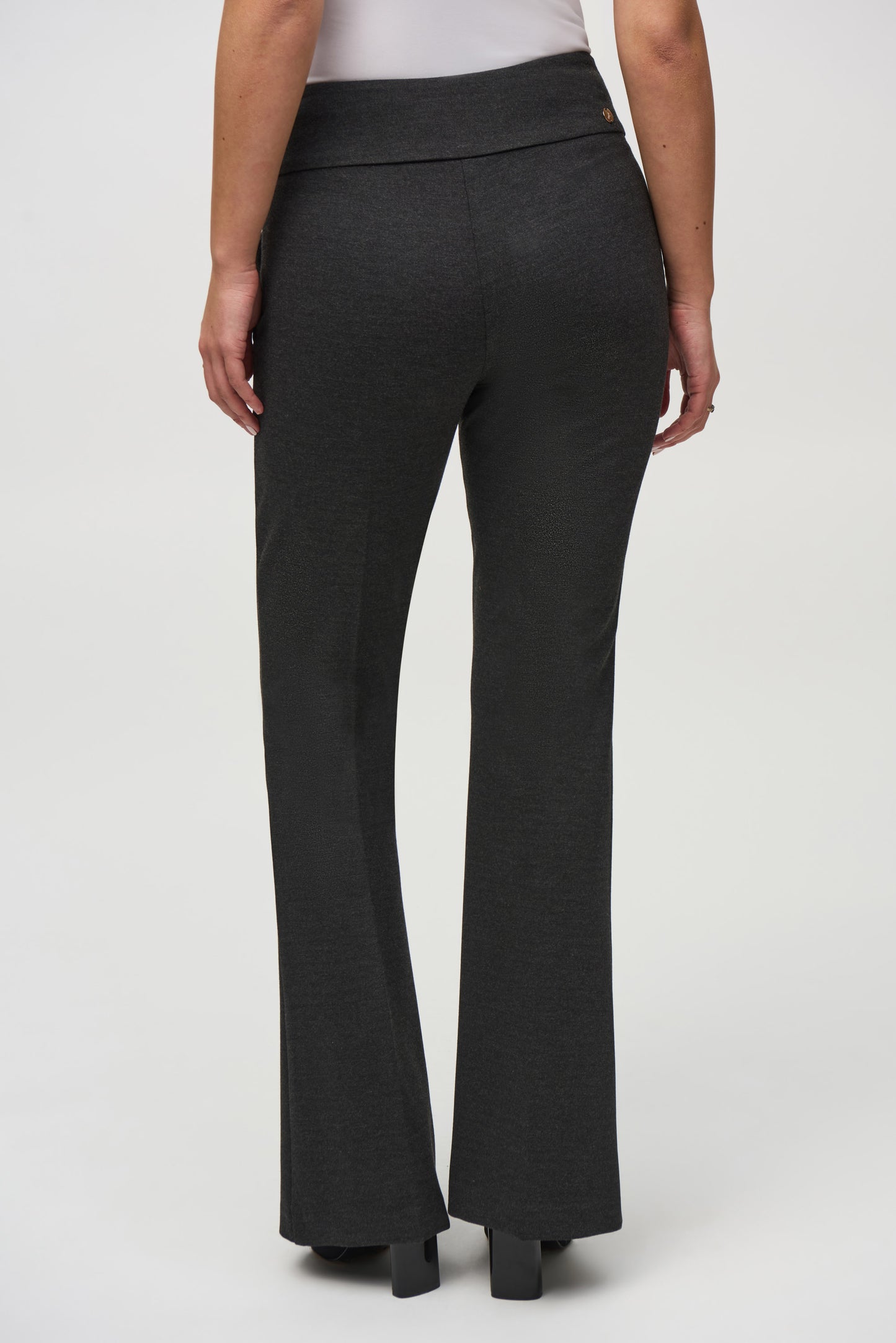 Heavy Knit Flared Pull On Pant. Style JR244008