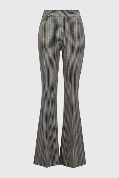 Pull On Houndstooth Flared Pant. Style JR244224