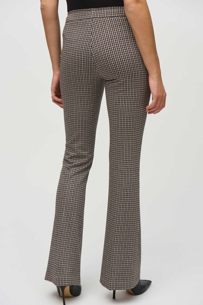 Pull On Houndstooth Flared Pant. Style JR244224