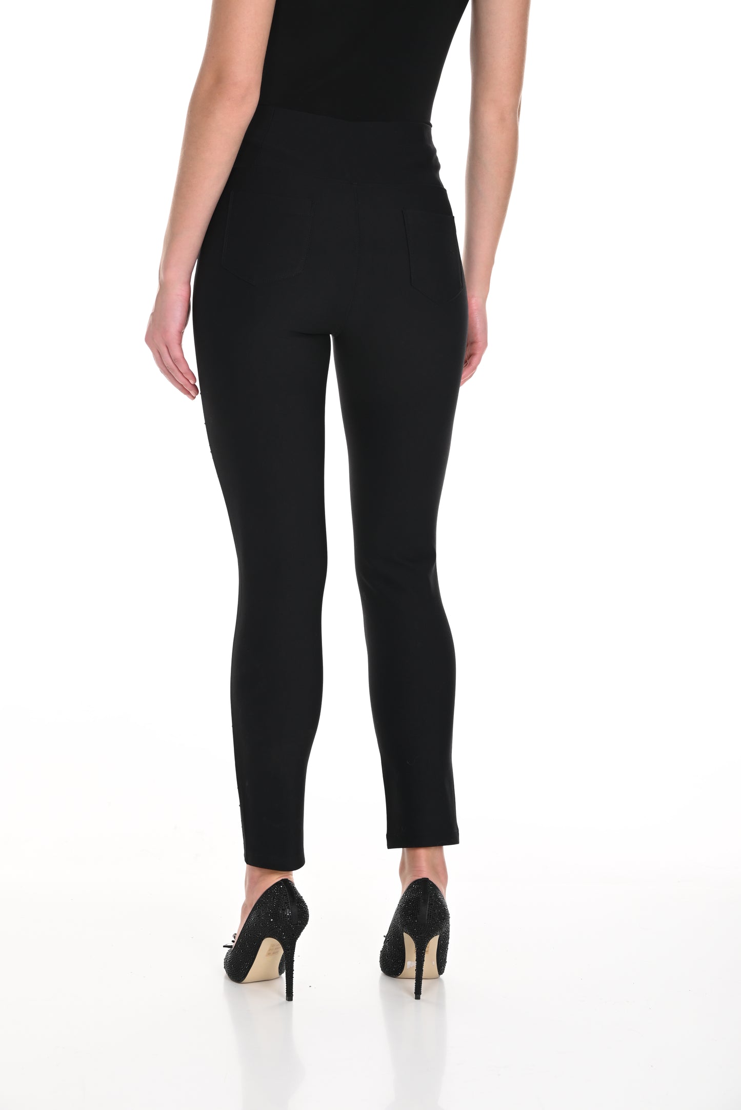 Pull On Textured Stud Front Jeggings. Style FL244644U