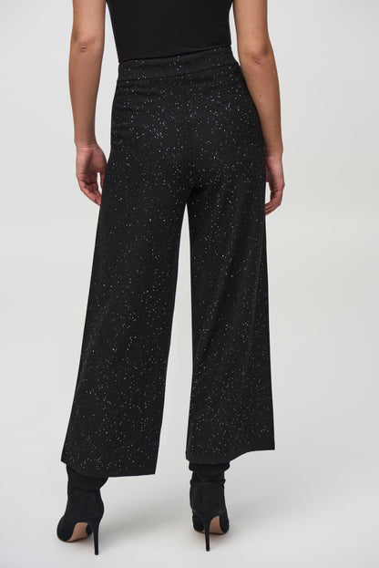 Sparkle Sweater Knit Culotte Pant. Style JR244922