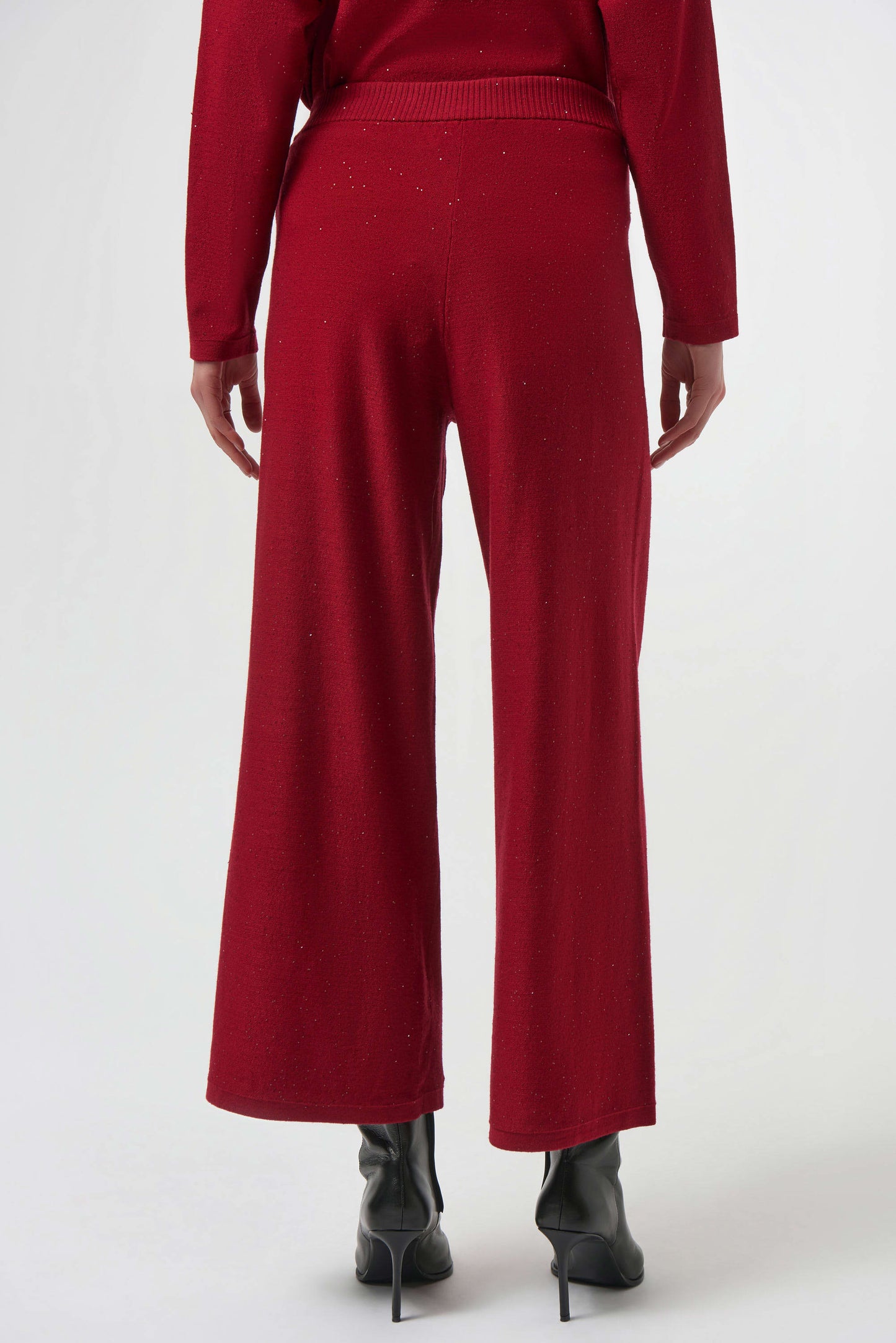 Sparkle Sweater Knit Culotte Pant. Style JR244922