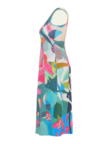 "Rumba" Artist Print Dress. Style DOLC24675
