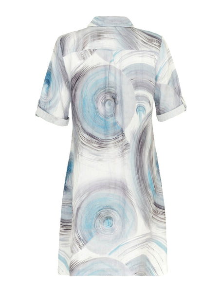 "Ripple Effect VI" Artist Print Dress. Style DOLC24754