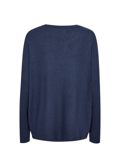 Round Neck Lightweight Knit Sweater. Style SOYA3F24788