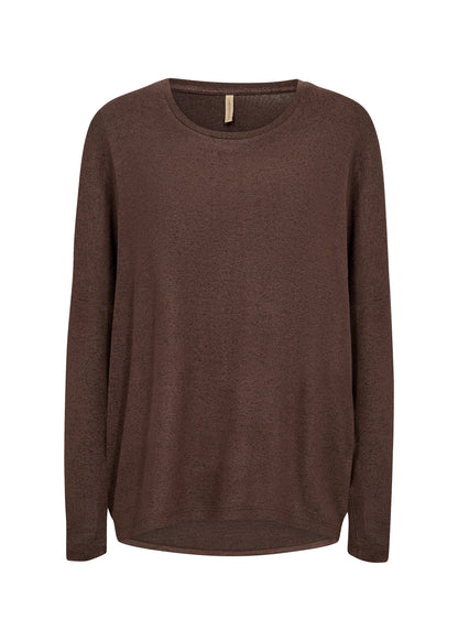 Soft Long Sleeve Drop Shoulder Top. Style SOYA4PF24788