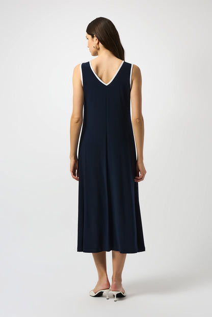 Silky Knit Sleeveless A-Line Dress. Style JR251156