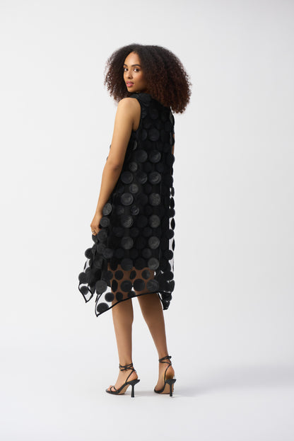 3D Dot Layered Trapeze Dress. Style JR251262