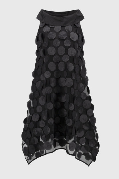 3D Dot Layered Trapeze Dress. Style JR251262