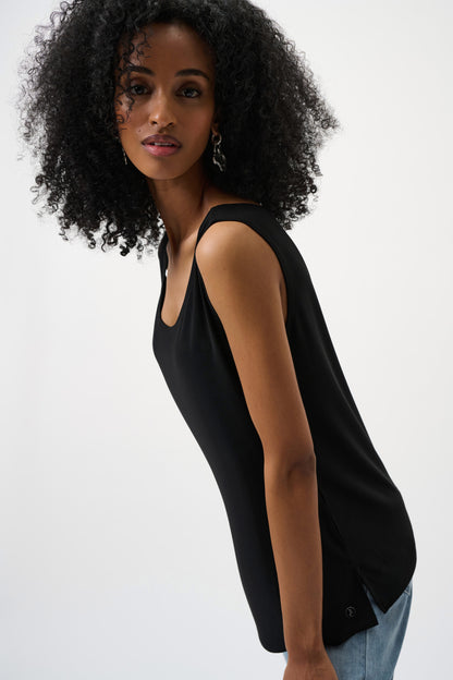 Silky Knit Scoop Neck Camisole. Style JR251970-CO