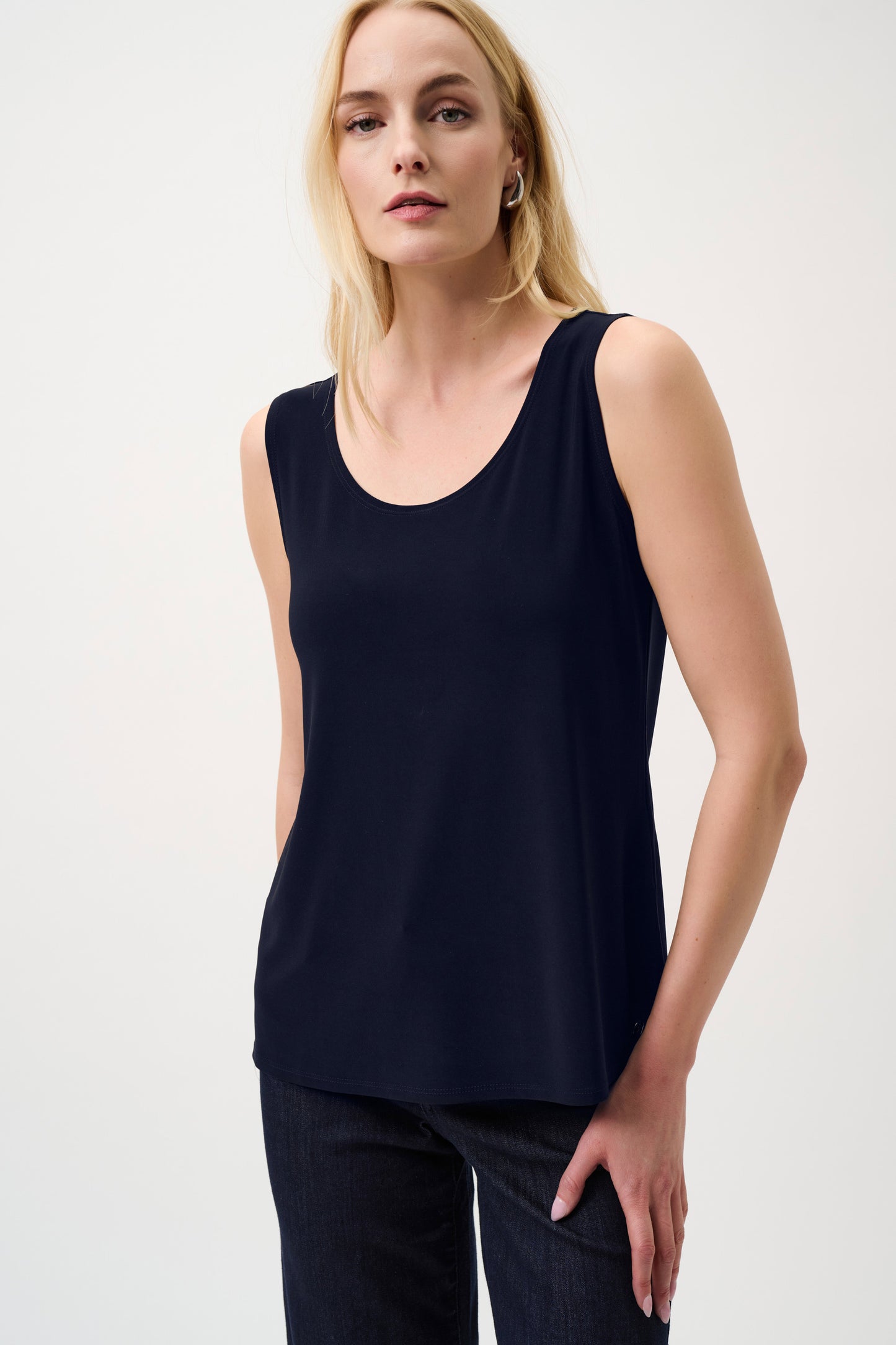 Silky Knit Scoop Neck Camisole. Style JR251970-CO