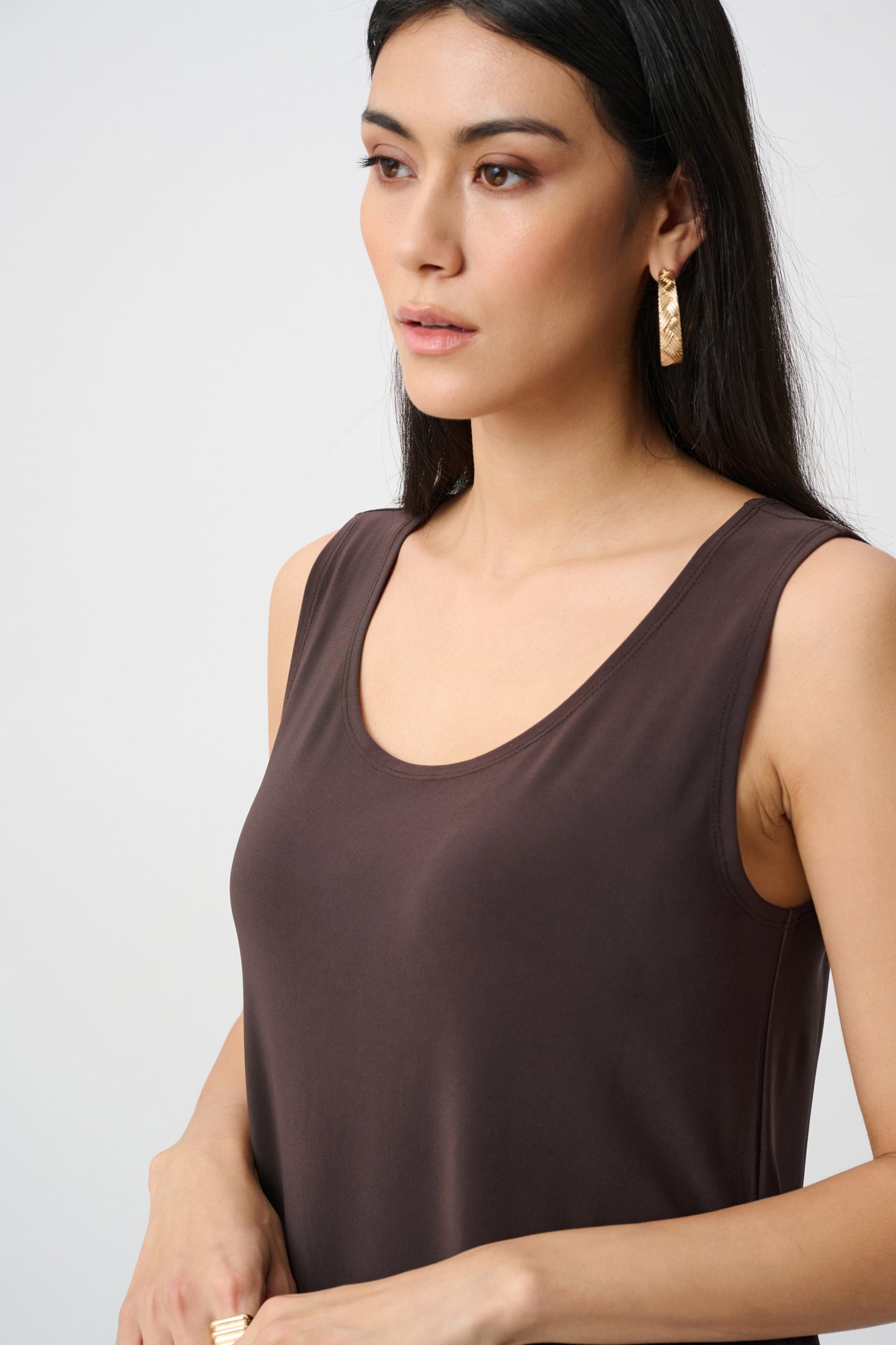 Silky Knit Scoop Neck Camisole. Style JR251970-F26