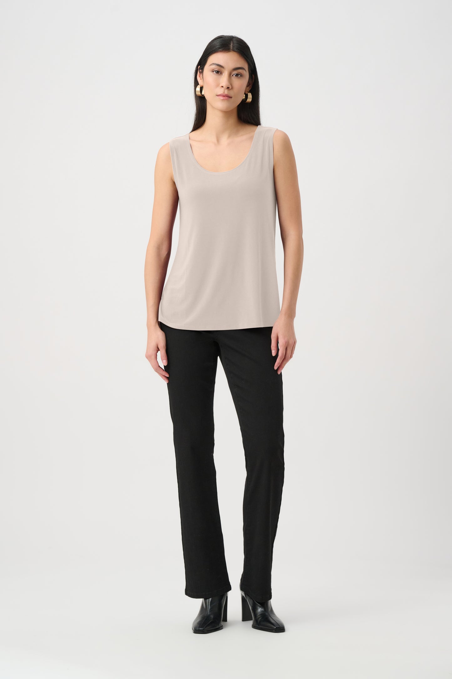 Silky Knit Scoop Neck Camisole. Style JR251970-F26