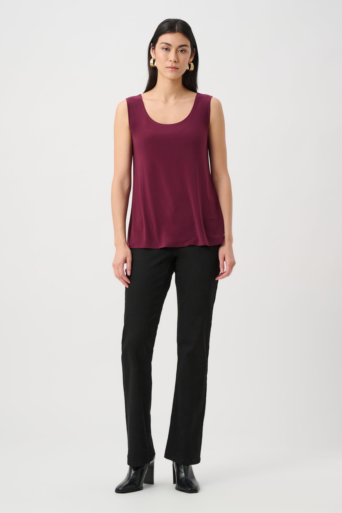 Silky Knit Scoop Neck Camisole. Style JR251970-F26