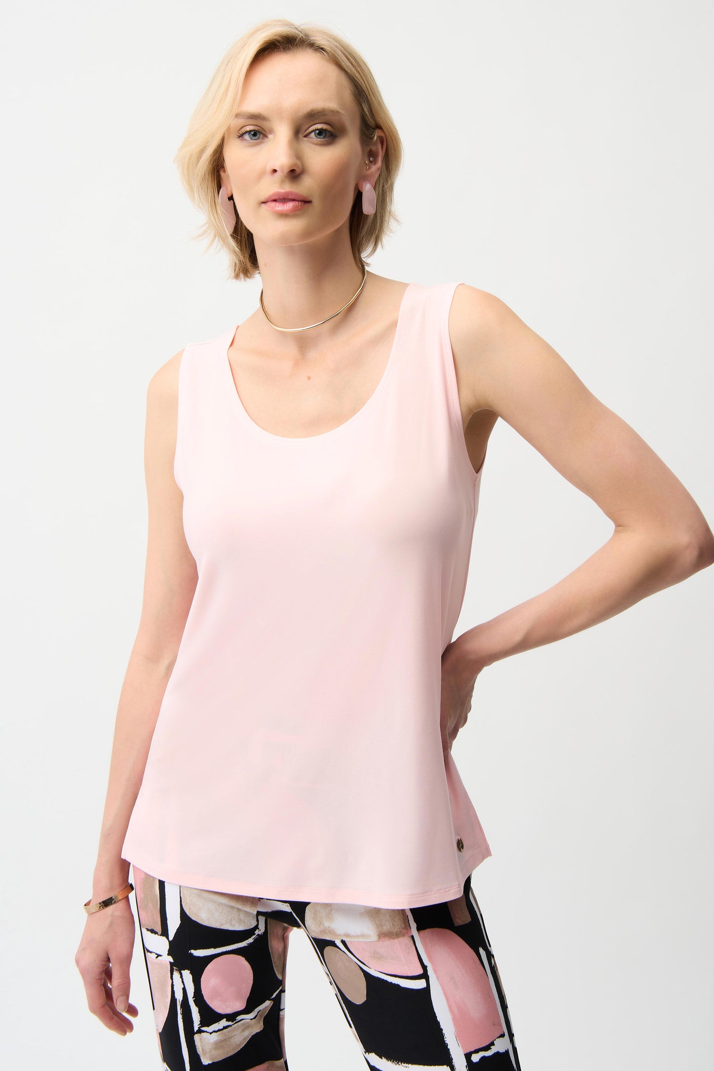 Silky Knit Scoop Neck Camisole. Style JR251970-S26