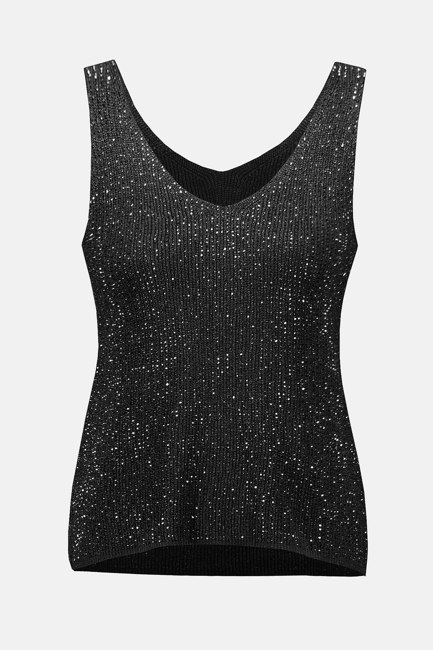 Metallic Knit Rhinestone Cami. Style JR252915