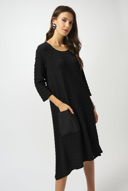 Textured Knit A-Line Dress. Style JR253023