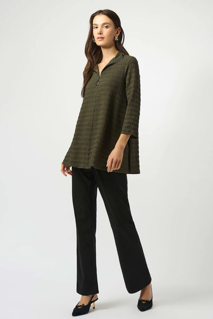 Textured Knit A-Line Tunic. Style JR253028