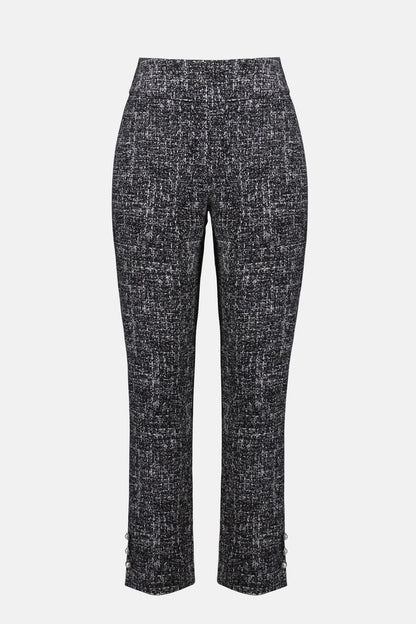 Abstract Jacquard Straight Pull-On Pants. Style JR253099