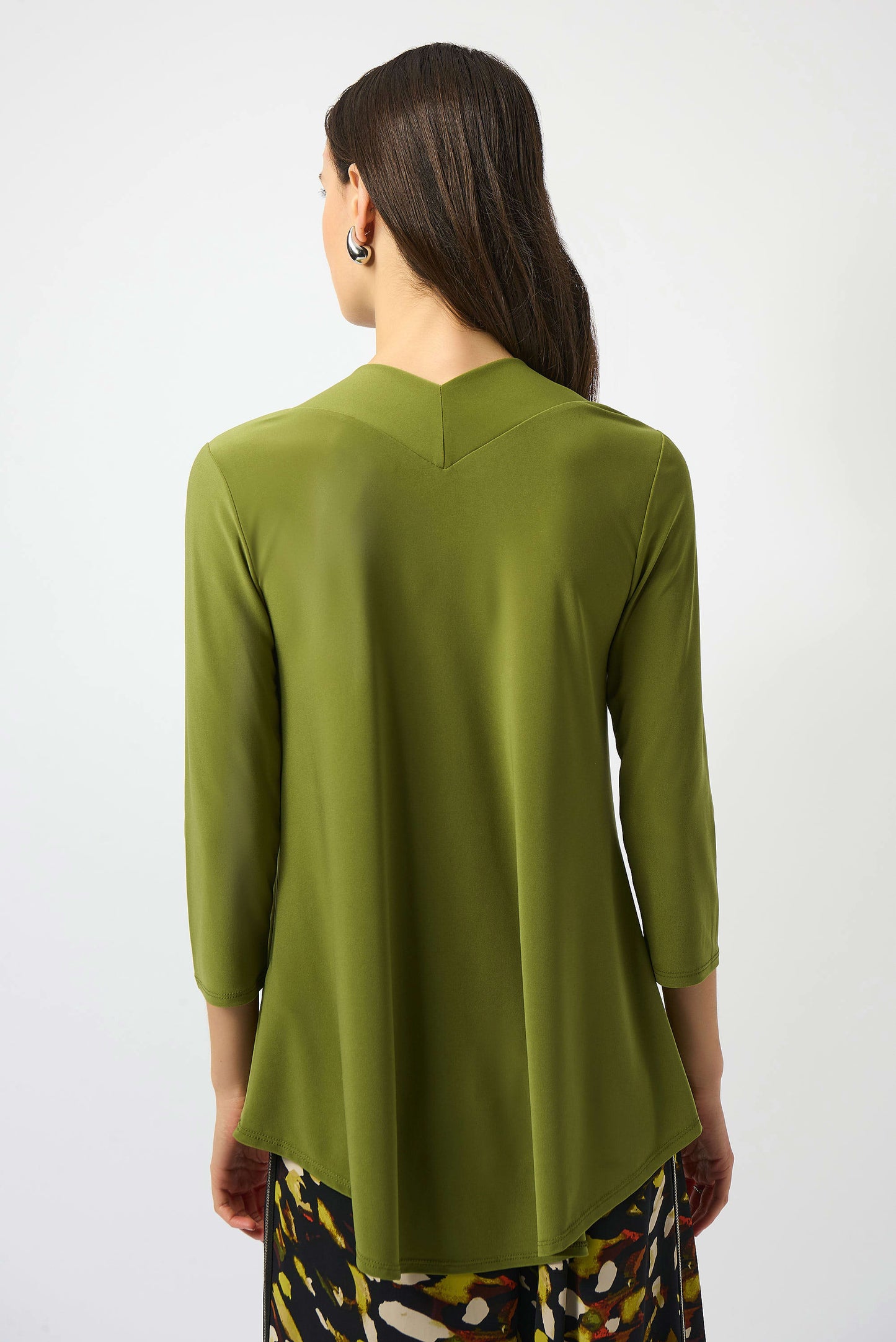 Silky Knit Flared Top. Style JR253112
