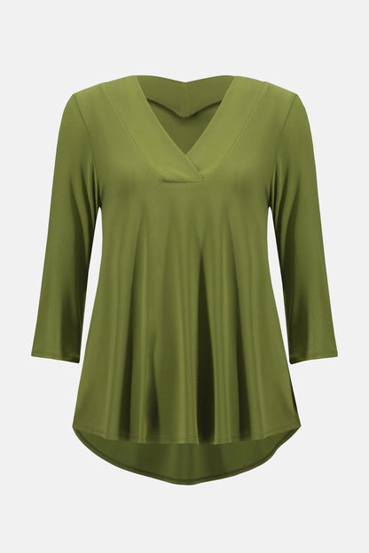 Silky Knit Flared Top. Style JR253112