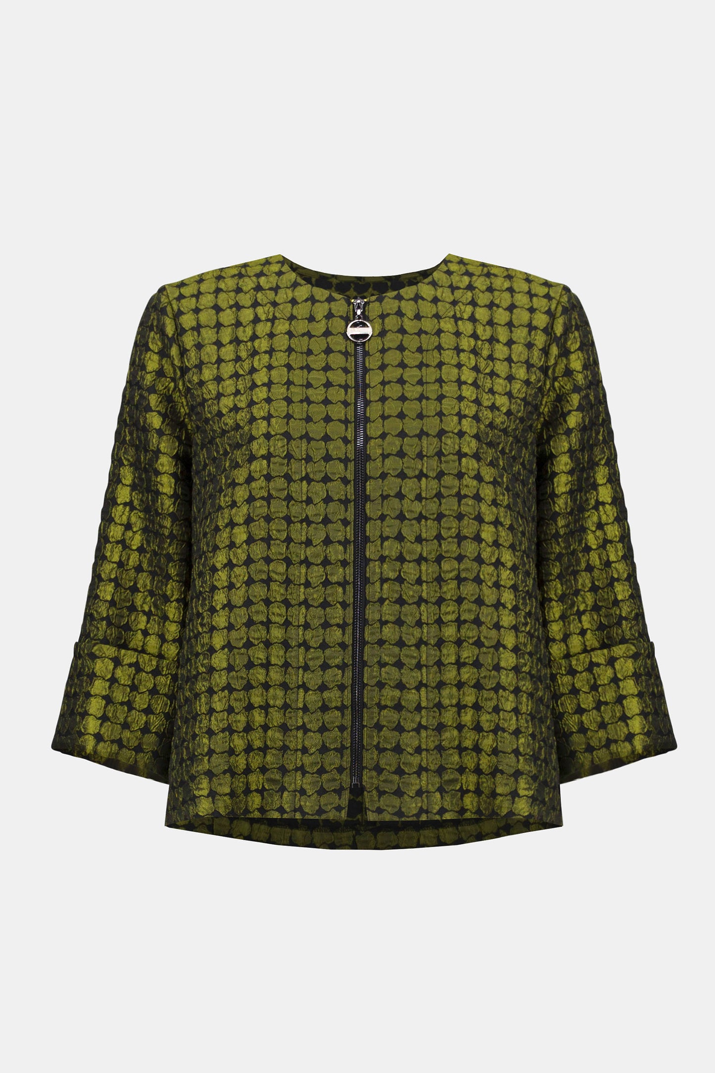 Textured Dot Jacquard Swing Jacket. Style JR253125