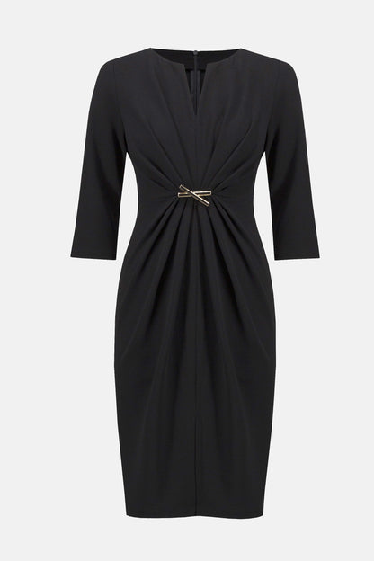 Scuba Crepe Sheath Dress. Style JR253127