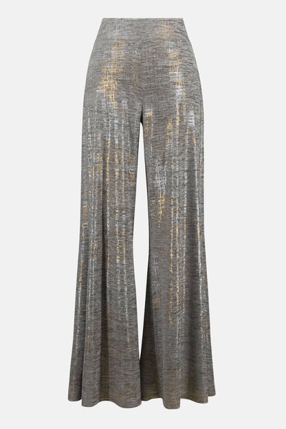 Foiled Melange Wide Leg Pant. Style JR253274