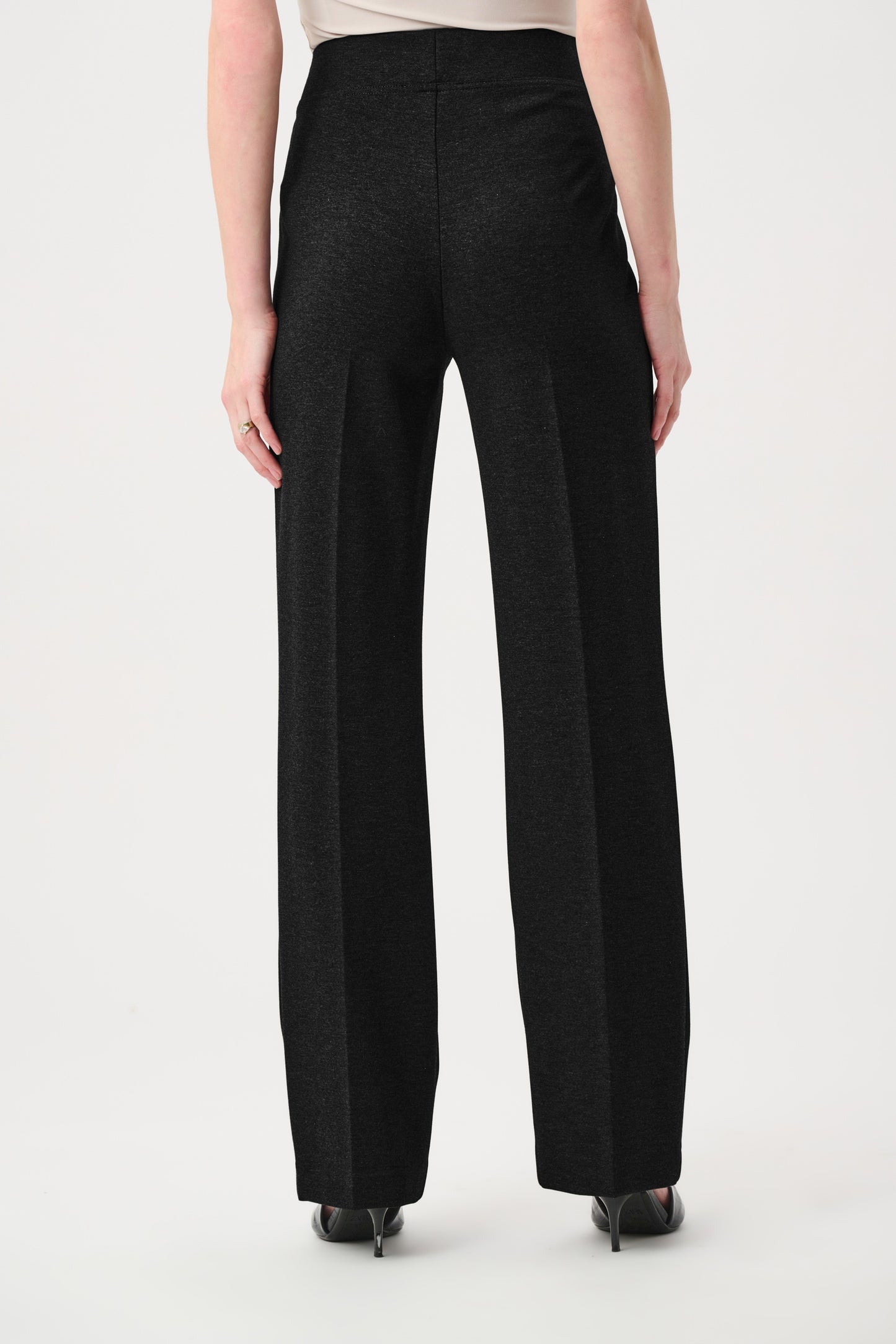Heavy Knit Straight Leg Pull-On Pants. Style JR253297