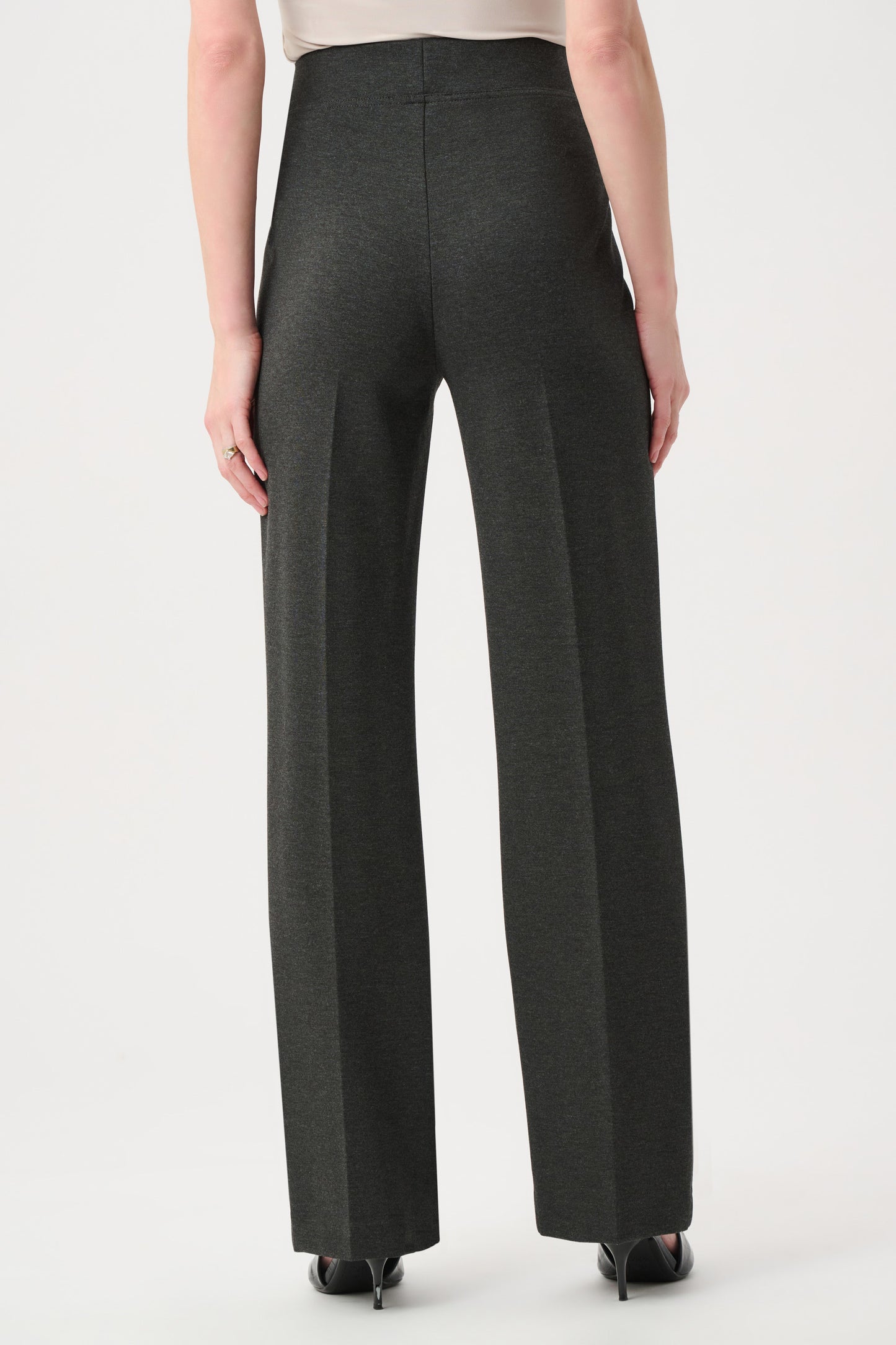 Heavy Knit Straight Leg Pull-On Pants. Style JR253297