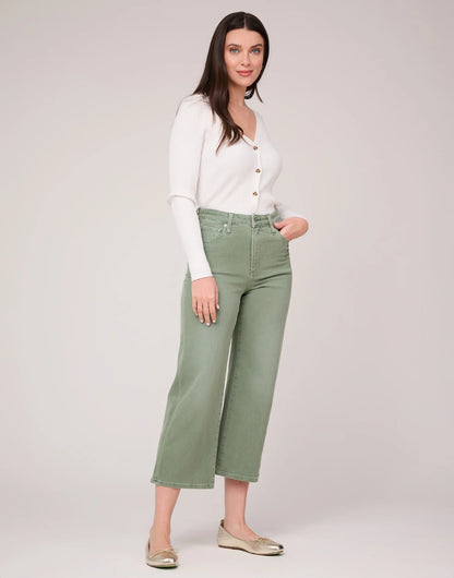 Lily High Rise Wide Leg Crop. Style YJ2538