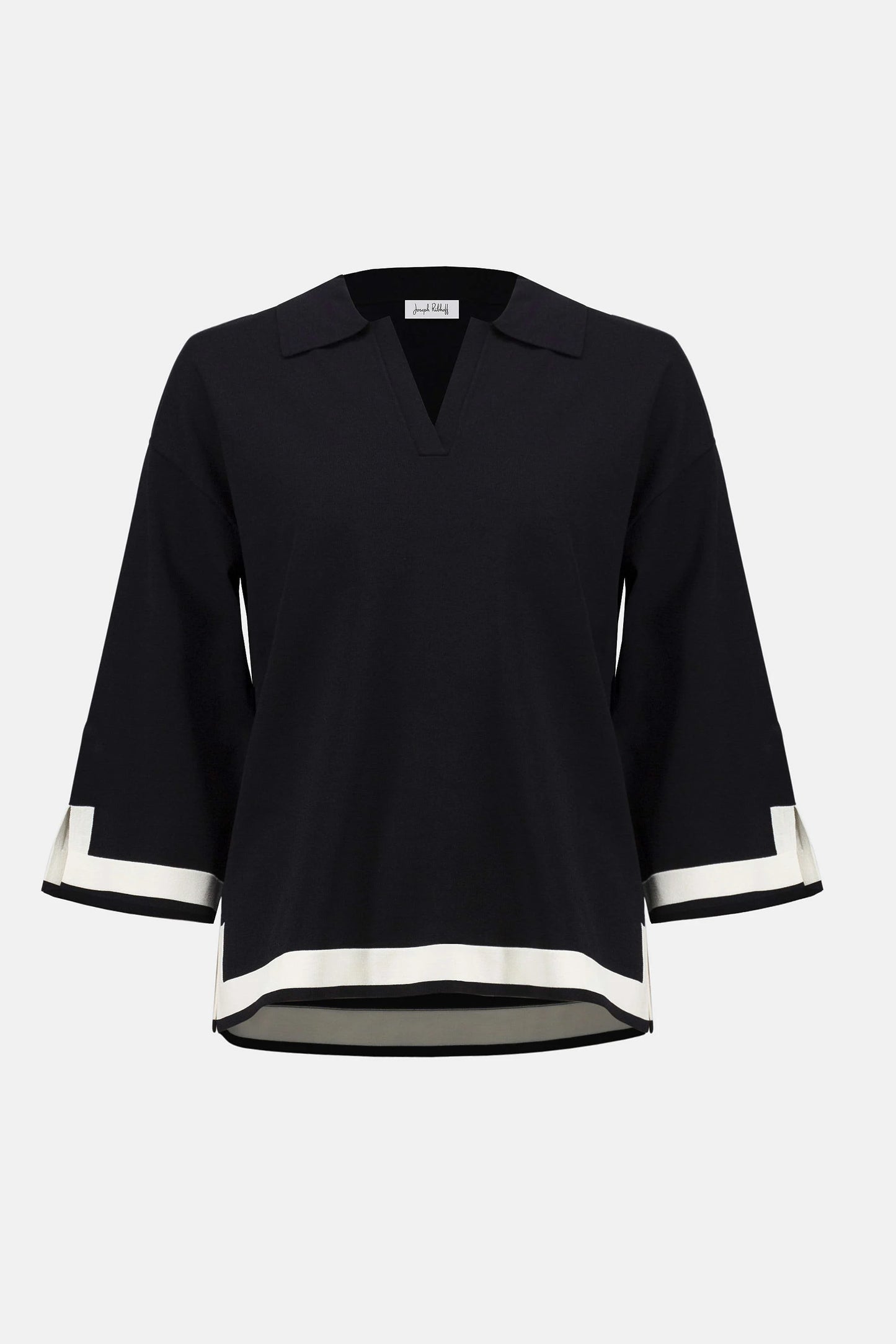 Sweater Knit Colour Block Top. Style JR253909
