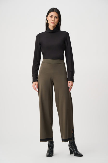 Sweater Knit Colour Block Culotte Pants. Style JR253910