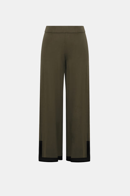 Sweater Knit Colour Block Culotte Pants. Style JR253910