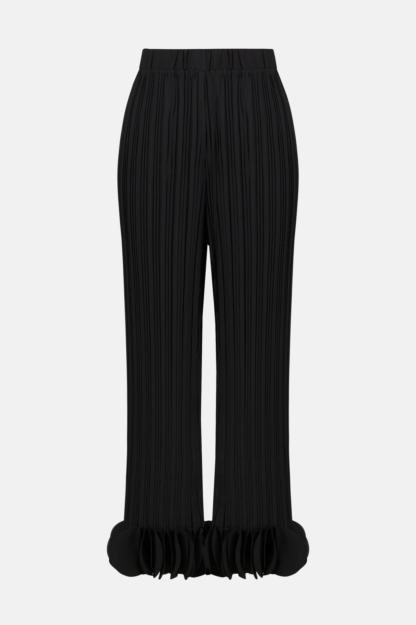 Georgette Wide Leg Pleated Pants. Style JR253940