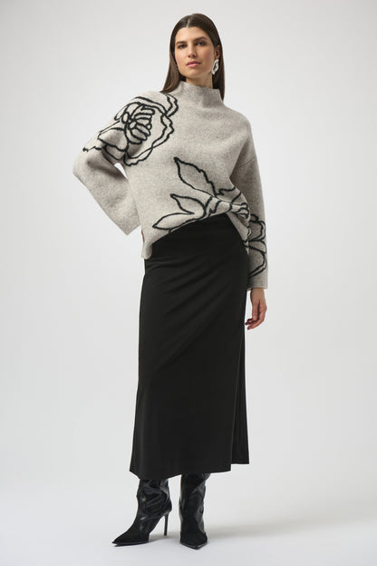 Silky Pull-On Maxi Skirt. Style JR254018