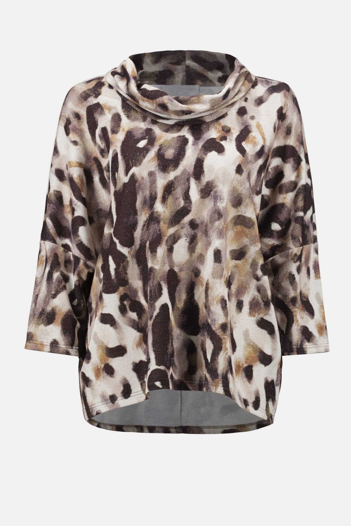Sweater Knit Animal Print Tunic. Style JR254033
