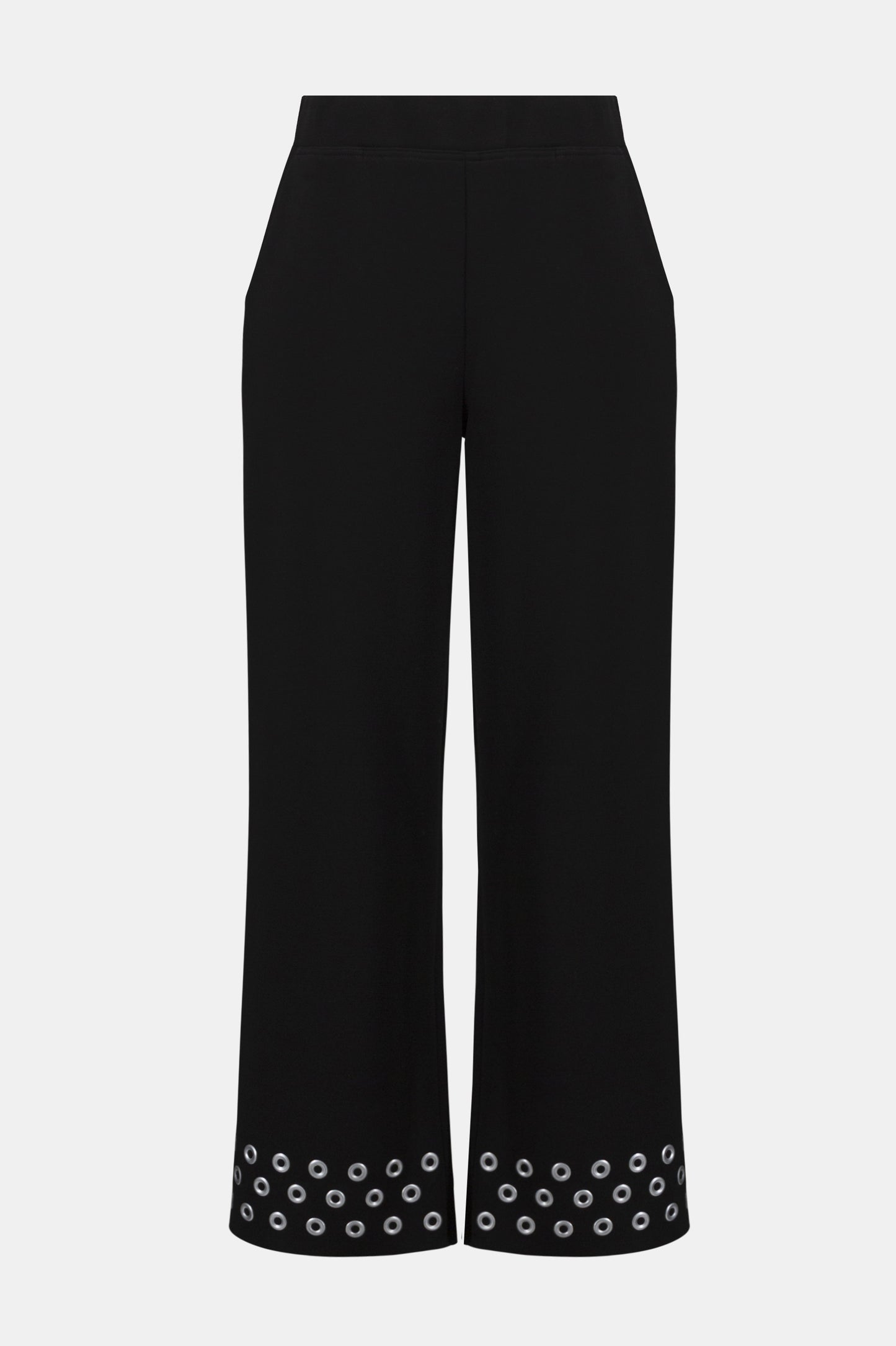 Scuba Jersey Straight Leg Pull-On Grommet Pants. Style JR254094