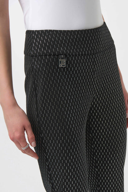 Foiled Heavy Knit Slim Fit Pant. Style JR254143