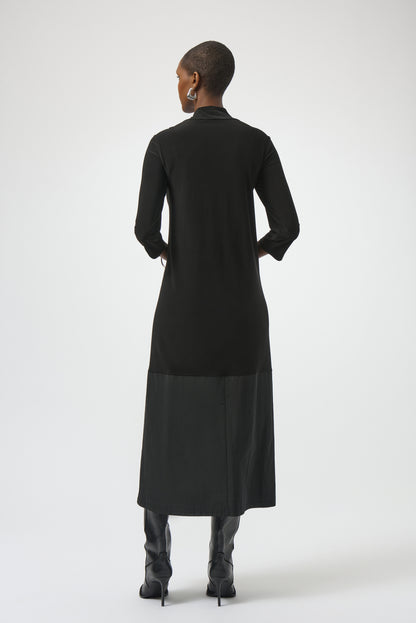 V-Neck 3/4 Sleeve Trapeze Dress. Style JR254150