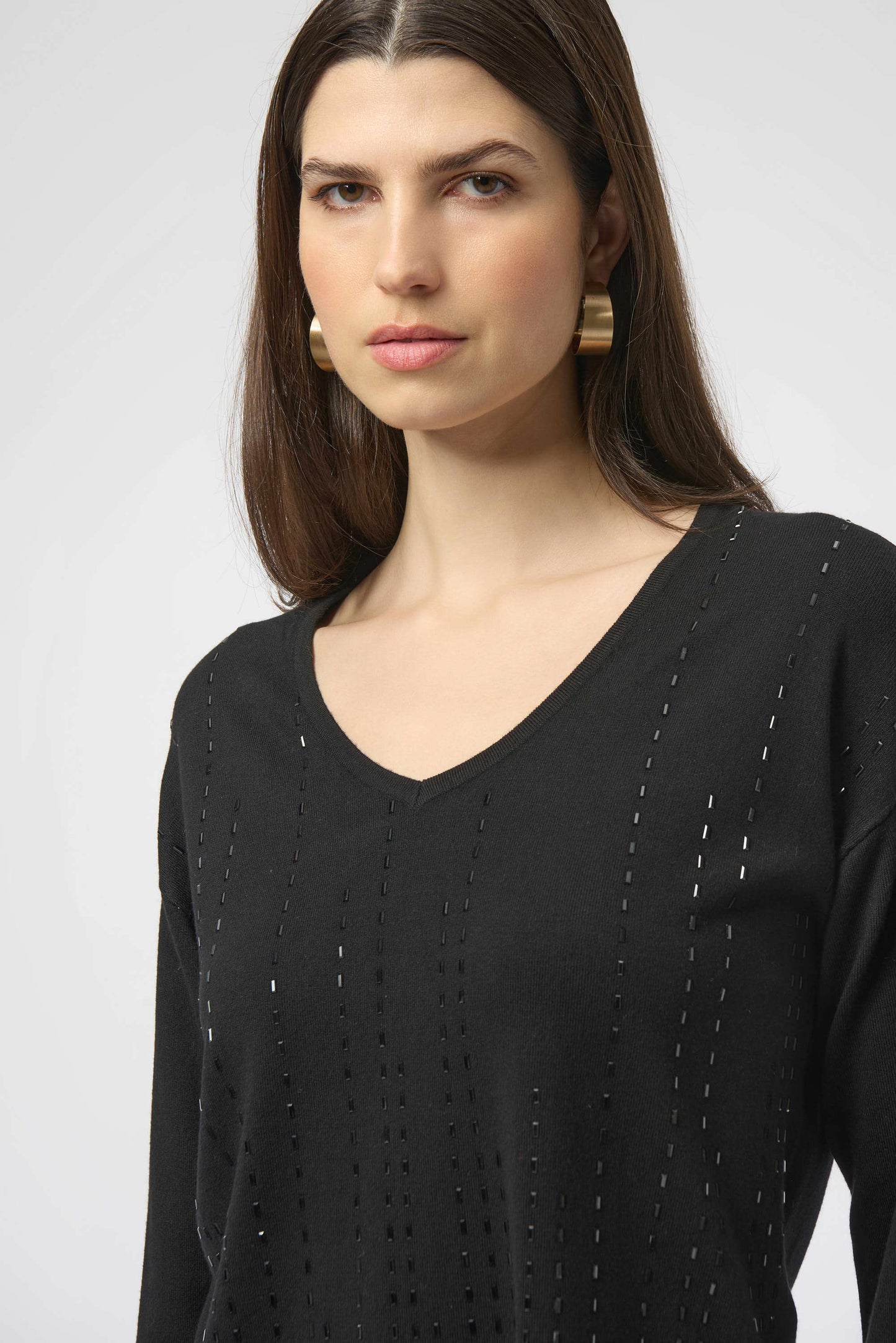Iron-On Detail Knit Pullover Sweater. Style JR254966