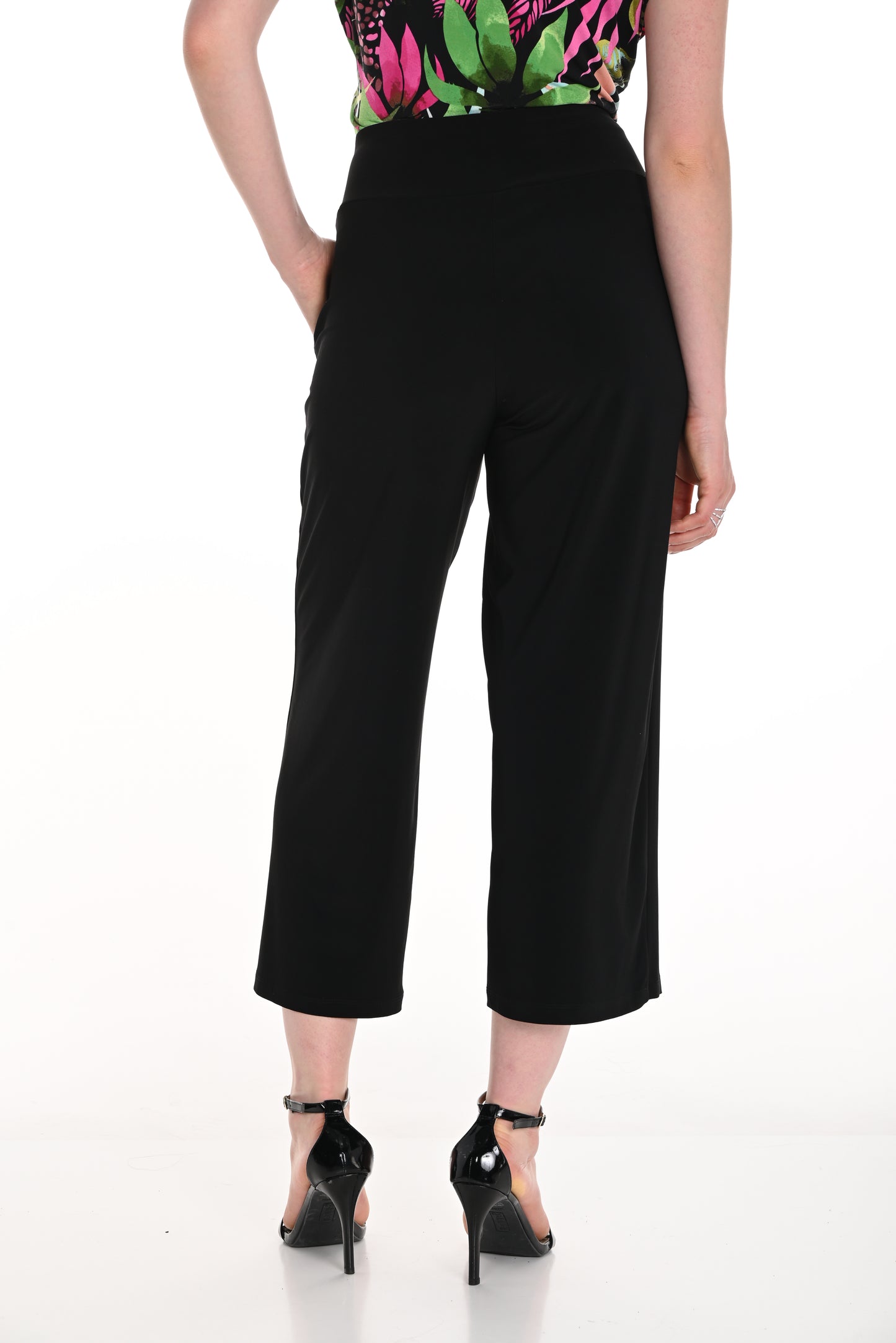 Pull On Wide Leg Ankle Pant. Style FL256012