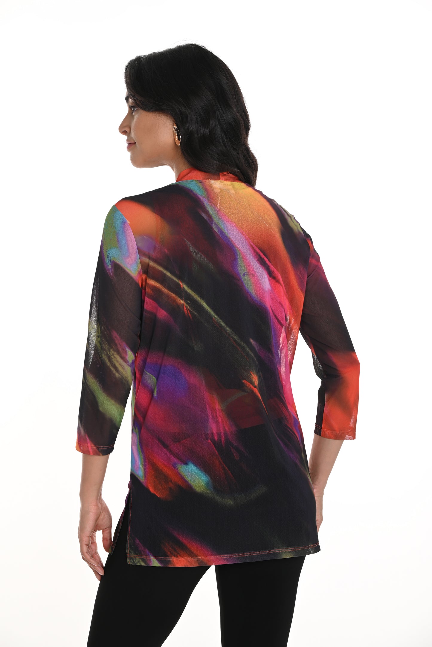 Multicolour Open Front Cardigan. Style FL256367